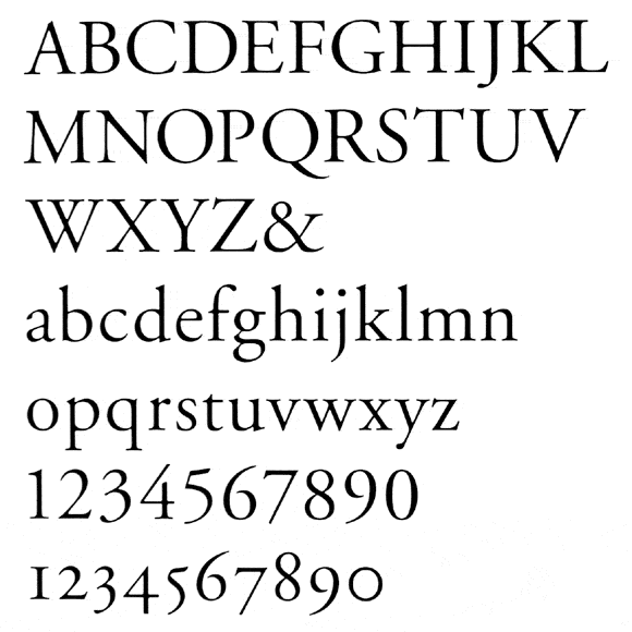 Garamond Font