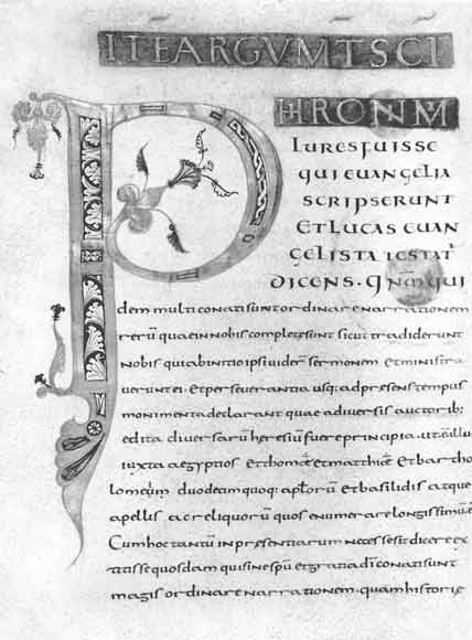 Carolingian manuscript