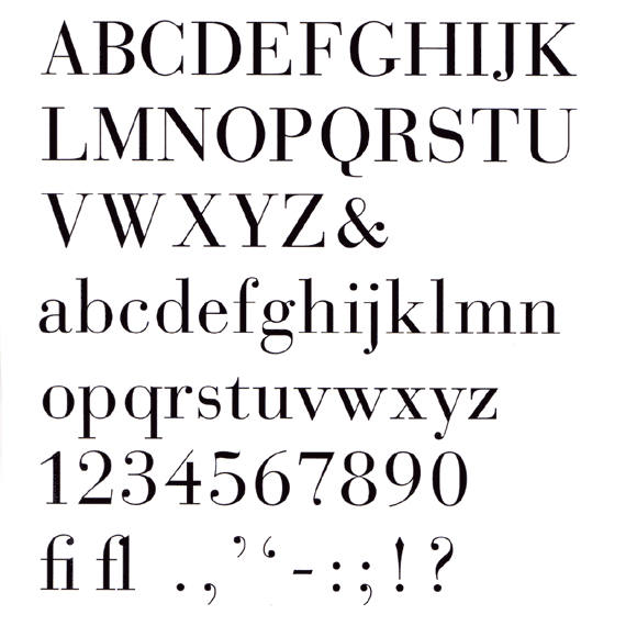 DWT: Five Classic Typefaces